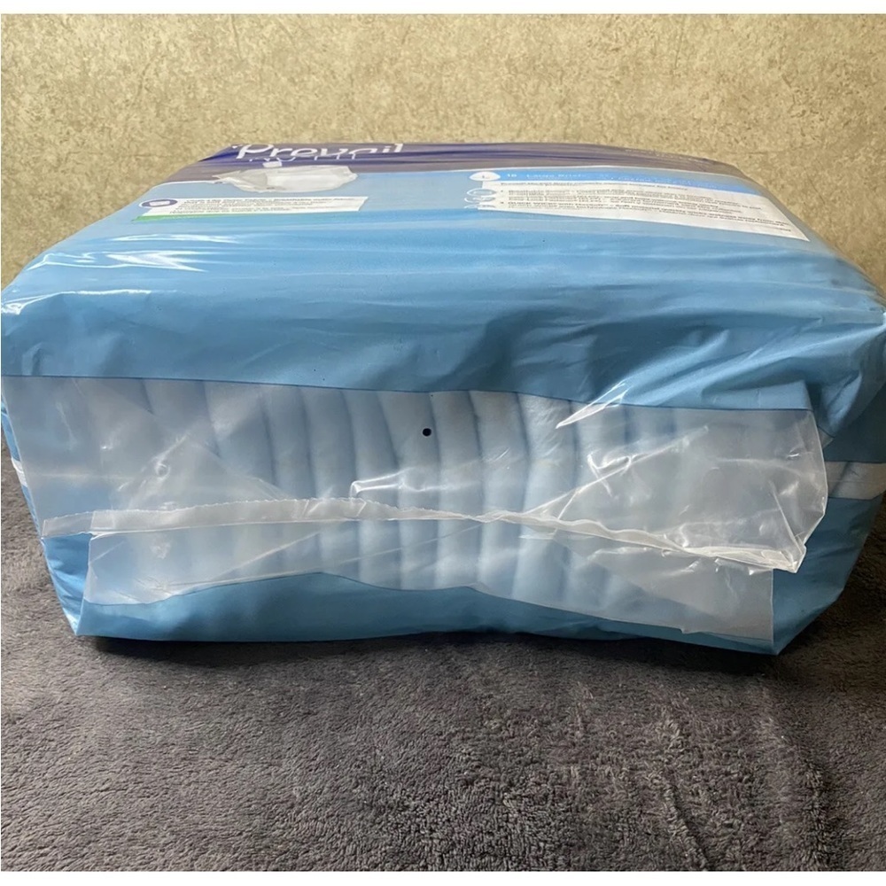 PREVAIL Nu-Fit 18ct LARGE 45-58" Daily Briefs ADULT Protective UNDERWEAR Diaper - Picture 4 of 9